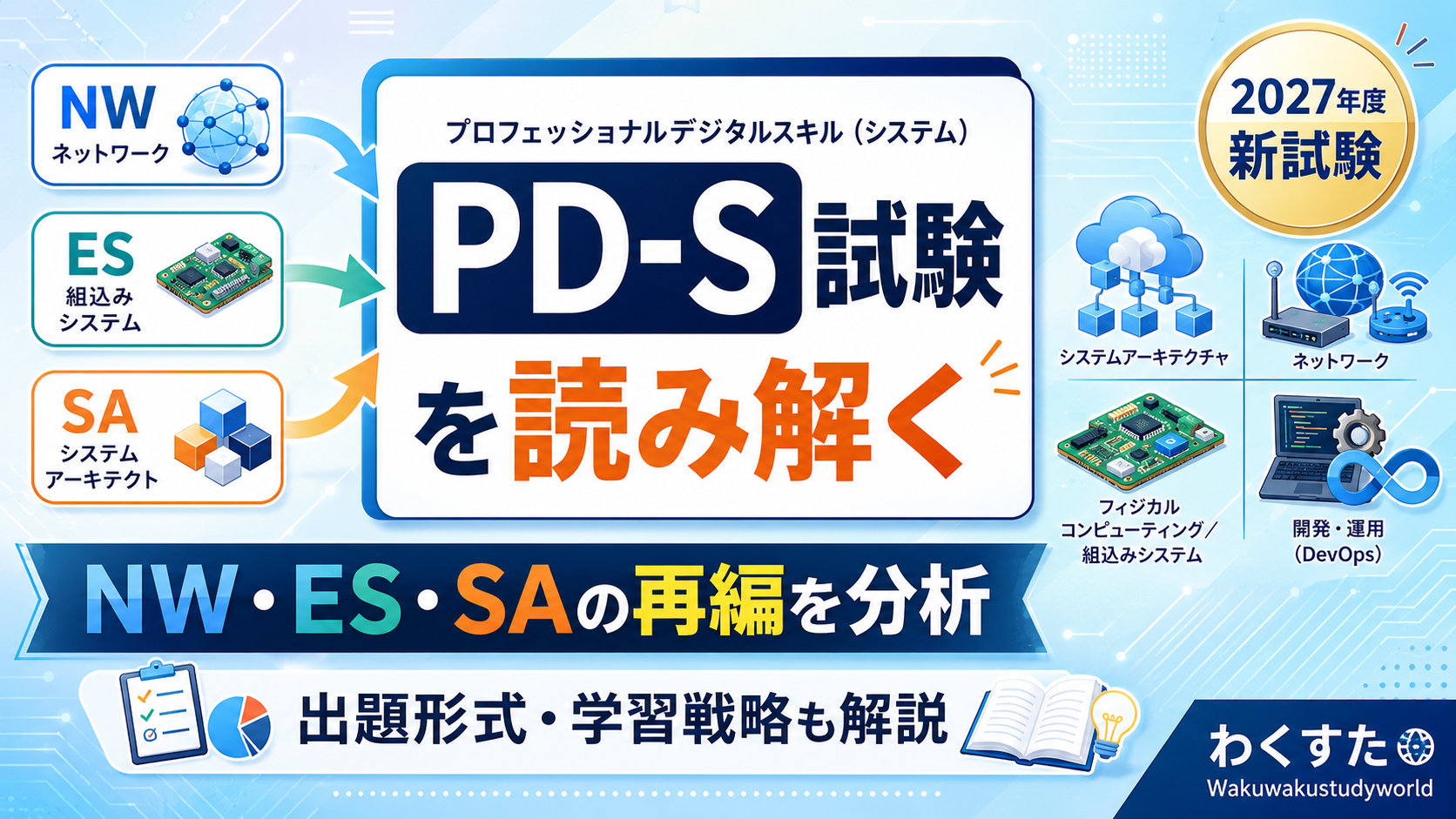 プロフェッショナルデジタルスキル（システム）試験を読み解く【前編】― NW・ES・SAはどこへ行ったのか